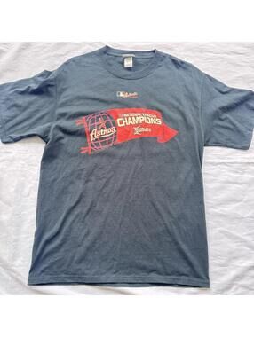 Vintage Houston Astros Lee Sport Tag 2005 National League Champions T-Shirt L